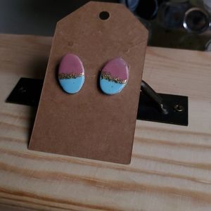 Polymer clay earrings
